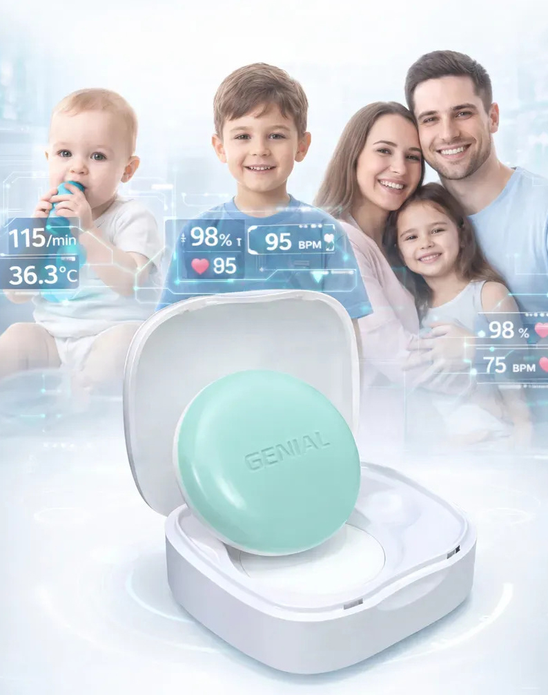 Розумний дитячий термометр Genial T31 Bluetooth безперервний моніторинг температури